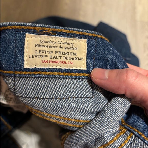 Levi’s Premium Ribcage Straight Ankle Women’s Jeans Size 26, Medium Wash - Picture 10 of 10